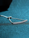 Adored Moissanite Sterling Silver Bracelet