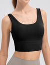 Scoop Neck Wide Strap Active Tank