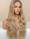 13*2" Lace Front Wigs Synthetic Long Wave 26'' 150% Density