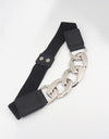 Chain Detail Elastic Belt