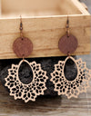 Geometric Cutout Dangle Earrings