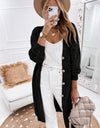 V-Neck Long Sleeve Cardigan