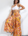 Printed High-Rise Tied Culottes