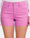 Zenana High Waist Denim Shorts