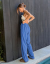 Tied High Waist Wide Leg Pants