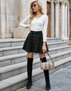 Button-Up Skirt