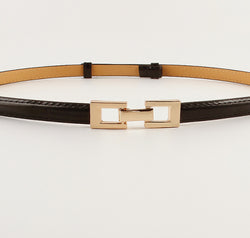PU Skinny Belt