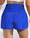 Breathable Smocked Sports Shorts