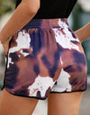 Printed Drawstring Waist Shorts with Pockets