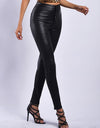 Snake Print High Waist Skinny Pants