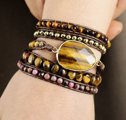 Natural Stone Layered Bracelet