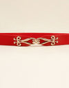 Alloy Buckle Elastic Belt