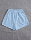 Drawstring Pocketed Elastic Waist Shorts