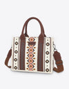 Printed PU Leather Shoulder Bag