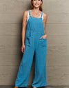 HEYSON Playful Mineral Wash Gauze Overalls