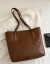 Textured PU Leather Handbag