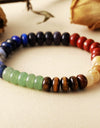 Contrast Natural Stone Bead Bracelet