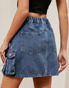 High Waist Denim Skirt