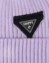 HAPPY Contrast Beanie