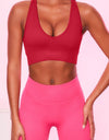 Scoop Neck Wide Strap Active Bra