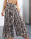 Printed High-Rise Tied Culottes