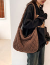 Corduroy Medium Shoulder Bag