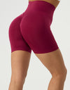 High Waist Wide Waistband Active Shorts