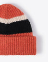 Tricolor Cuffed Knit Beanie