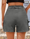 Pocketed High Waist Shorts