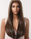 13*2" Lace Front Wigs Synthetic Long Straight 26" 150% Density