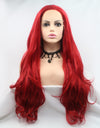 13*3" Lace Front Wigs Synthetic Long Wavy 24" 130% Density