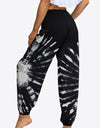 Tie-Dye Smocked Waist Pocket Joggers