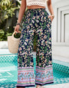 Printed High Waist Wide Leg Pants