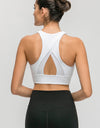 Halter Keyhole Sports Bra