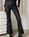 Kancan Slit Flare Leg Pants