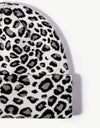 Leopard Pattern Cuffed Beanie