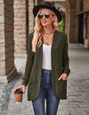 Open Front Cardigan with Pockets