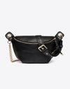 PU Leather Chain Strap Crossbody Bag