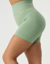 High Waist Wide Waistband Active Shorts