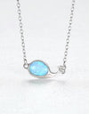 Opal Dolphin 925 Sterling Silver Necklace