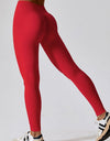 Wide Waistband Slim Fit Long Sports Leggings