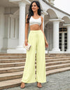 Drawstring Wide Leg Pants