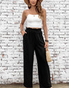 Double Take Elastic Waist Straight Leg Pants with Pockets