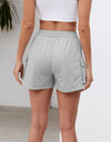 Drawstring Elastic Waist Shorts with Pockets