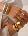 18K Gold-Plated Stainless Steel Bracelet