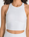 Racerback Cropped Sports Tank