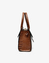 Textured PU Leather Handbag