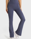 Elastic Waist Flare Yoga Pants