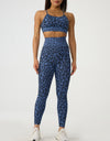 Leopard Crisscross Top and Leggings Active Set