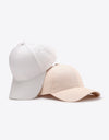 Plain Adjustable Cotton Baseball Cap